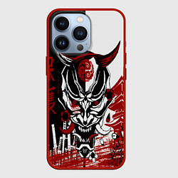 Чехол для iPhone 13 Pro Самурай Samurai, цвет: 3D-красный