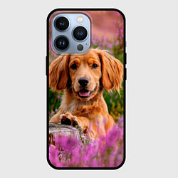 Чехол для iPhone 13 Pro Dog, цвет: 3D-черный