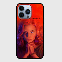 Чехол для iPhone 13 Pro Queens Gambit Ход Королевы, цвет: 3D-черный