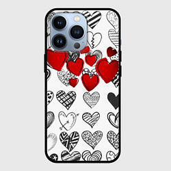 Чехол iPhone 13 Pro Сердца