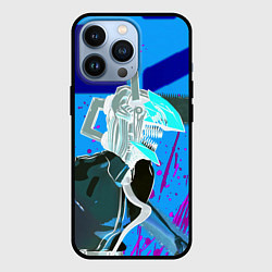 Чехол для iPhone 13 Pro Человек Бензопила, цвет: 3D-черный