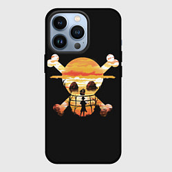 Чехол для iPhone 13 Pro One piece, цвет: 3D-черный