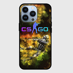 Чехол iPhone 13 Pro CS GO Gold dust