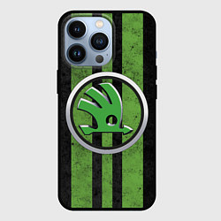 Чехол iPhone 13 Pro Skoda Green Logo Z