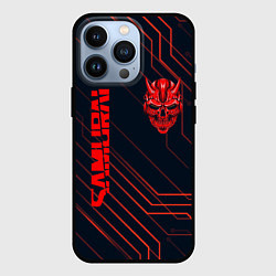 Чехол iPhone 13 Pro CYBERPUNK 2077 samurai