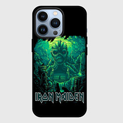 Чехол для iPhone 13 Pro IRON MAIDEN, цвет: 3D-черный