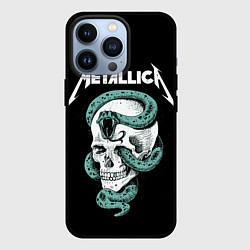 Чехол для iPhone 13 Pro Metallica, цвет: 3D-черный