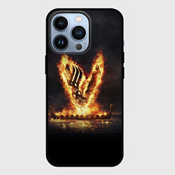 Чехол iPhone 13 Pro Викинги Vikings спина Z