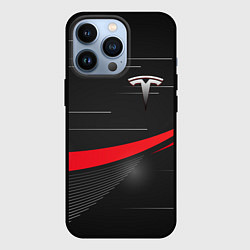 Чехол iPhone 13 Pro TESLA ABSTRACT ТЕСЛА СПОРТ