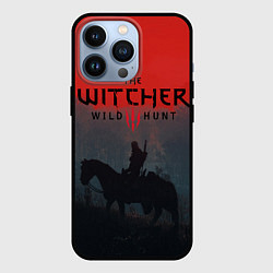 Чехол для iPhone 13 Pro На плотве Ведьмак, цвет: 3D-черный
