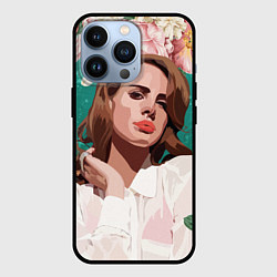 Чехол для iPhone 13 Pro Lana del rey, цвет: 3D-черный