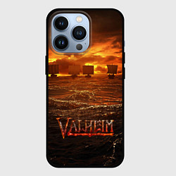 Чехол iPhone 13 Pro Valheim Корабли