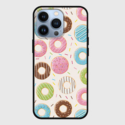 Чехол iPhone 13 Pro Пончики Donuts