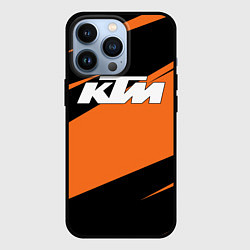 Чехол для iPhone 13 Pro KTM КТМ, цвет: 3D-черный