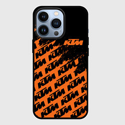 Чехол для iPhone 13 Pro KTM КТМ, цвет: 3D-черный