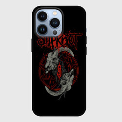 Чехол iPhone 13 Pro Slipknot Черепа
