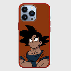 Чехол для iPhone 13 Pro DRAGON BALL ДРАГОН БОЛЛ, цвет: 3D-красный