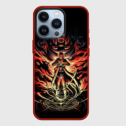 Чехол для iPhone 13 Pro СТАЛЬНОЙ АЛХИМИК, цвет: 3D-красный