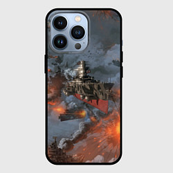 Чехол iPhone 13 Pro Стимпанк бой Steampunk Ship Z