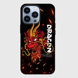 Чехол iPhone 13 Pro Dragon Огненный дракон