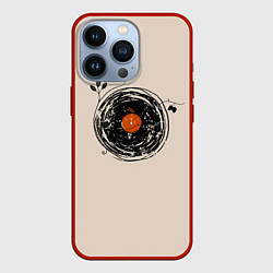 Чехол iPhone 13 Pro Natural Vinyl Records Vintage