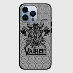 Чехол iPhone 13 Pro Valheim Viking dark