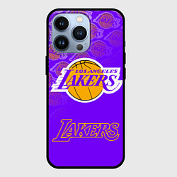 Чехол iPhone 13 Pro LOS ANGELES LAKERS ЛЕЙКЕРС