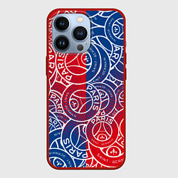 Чехол для iPhone 13 Pro ФК ПСЖ PARIS SAINT GERMAIN, цвет: 3D-красный
