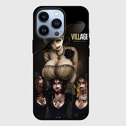 Чехол iPhone 13 Pro Resident Evil Village Димитреску с дочками