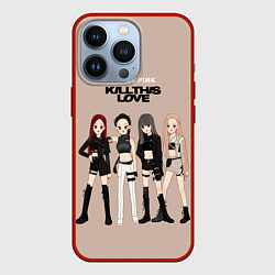 Чехол для iPhone 13 Pro Kill this love, цвет: 3D-красный
