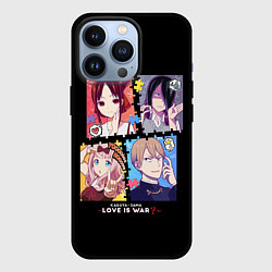 Чехол для iPhone 13 Pro Kaguya-sama Love Is War, цвет: 3D-черный