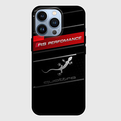 Чехол для iPhone 13 Pro RS PERFOMANCE QUATTRO Z, цвет: 3D-черный