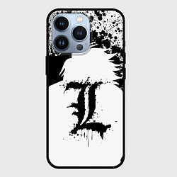 Чехол iPhone 13 Pro Death Note черная краска