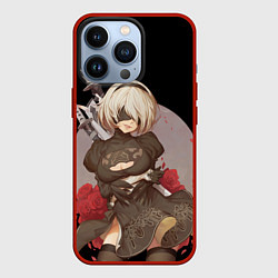 Чехол iPhone 13 Pro Nier: Automata 2B