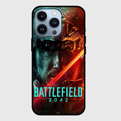 Чехол iPhone 13 Pro Battlefield 2042 Soldier face