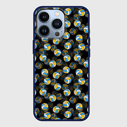 Чехол для iPhone 13 Pro Волейбол, цвет: 3D-тёмно-синий