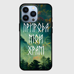 Чехол iPhone 13 Pro ПРИРОДА МОЙ ХРАМ Z