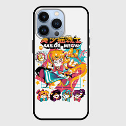 Чехол для iPhone 13 Pro Sailor Meow, цвет: 3D-черный