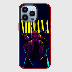 Чехол для iPhone 13 Pro Nirvana Neon, цвет: 3D-красный