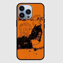 Чехол iPhone 13 Pro Токийские мстители ораньжевый