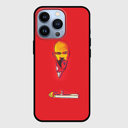 Чехол для iPhone 13 Pro Энди Уорхол - Красный Ленин, цвет: 3D-черный