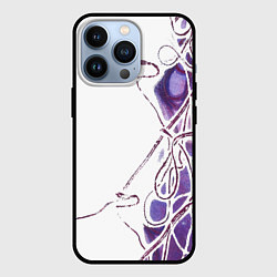 Чехол iPhone 13 Pro Фиолетовые нити