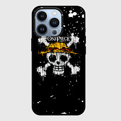 Чехол для iPhone 13 Pro Весылый Роджер One Piece, цвет: 3D-черный