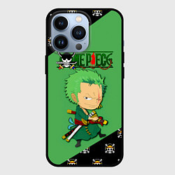 Чехол iPhone 13 Pro Ророноа Зоро One Piece Большой куш