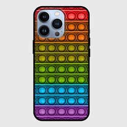 Чехол для iPhone 13 Pro ИГРУШКА POP it, цвет: 3D-черный
