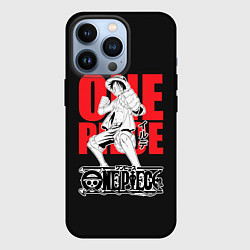 Чехол для iPhone 13 Pro One Piece Luffy, цвет: 3D-черный