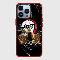 Чехол для iPhone 13 Pro КЛИНОК РАССЕКАЮЩИЙ ДЕМОНОВ ЗЕНИТСУ Z, цвет: 3D-красный