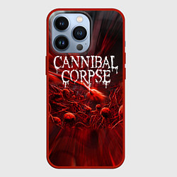 Чехол для iPhone 13 Pro Blood Cannibal Corpse Труп Каннибала Z, цвет: 3D-красный