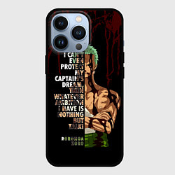 Чехол iPhone 13 Pro Зоро окровавленный One Piece