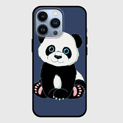 Чехол для iPhone 13 Pro Милая Панда Sweet Panda, цвет: 3D-черный